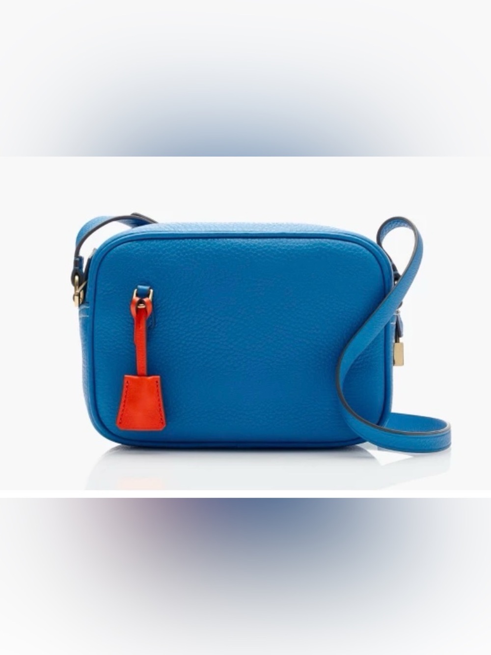 J Crew Cobalt Blue Signet Crossbody Bag